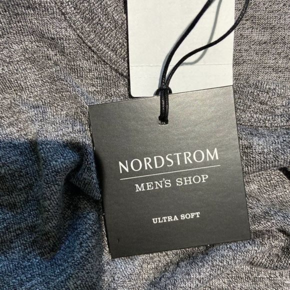 NWT NORDSTROM Grey Long Sleeve Crew Neck Shirt? - Picture 7 of 9